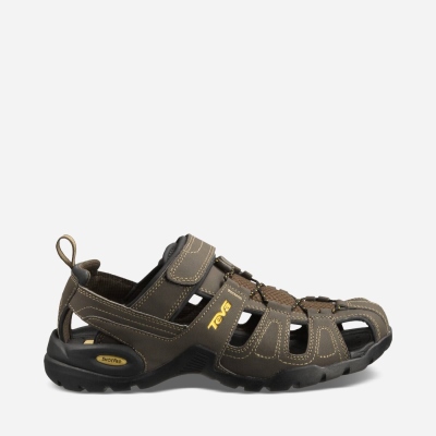 Teva Forebay Men's Coffee Hiking Sandals CA62162 Canada Sale